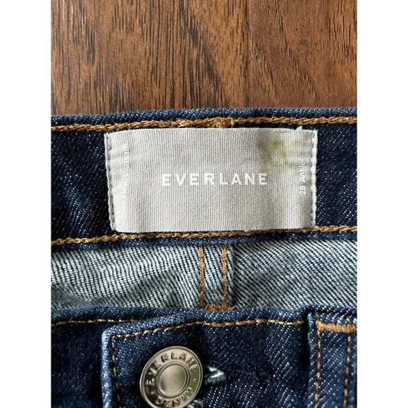 NWOT Everlane High-Rise High Waisted Skinny Jean Dark Wash 28 Ankle - Picture 6 of 8